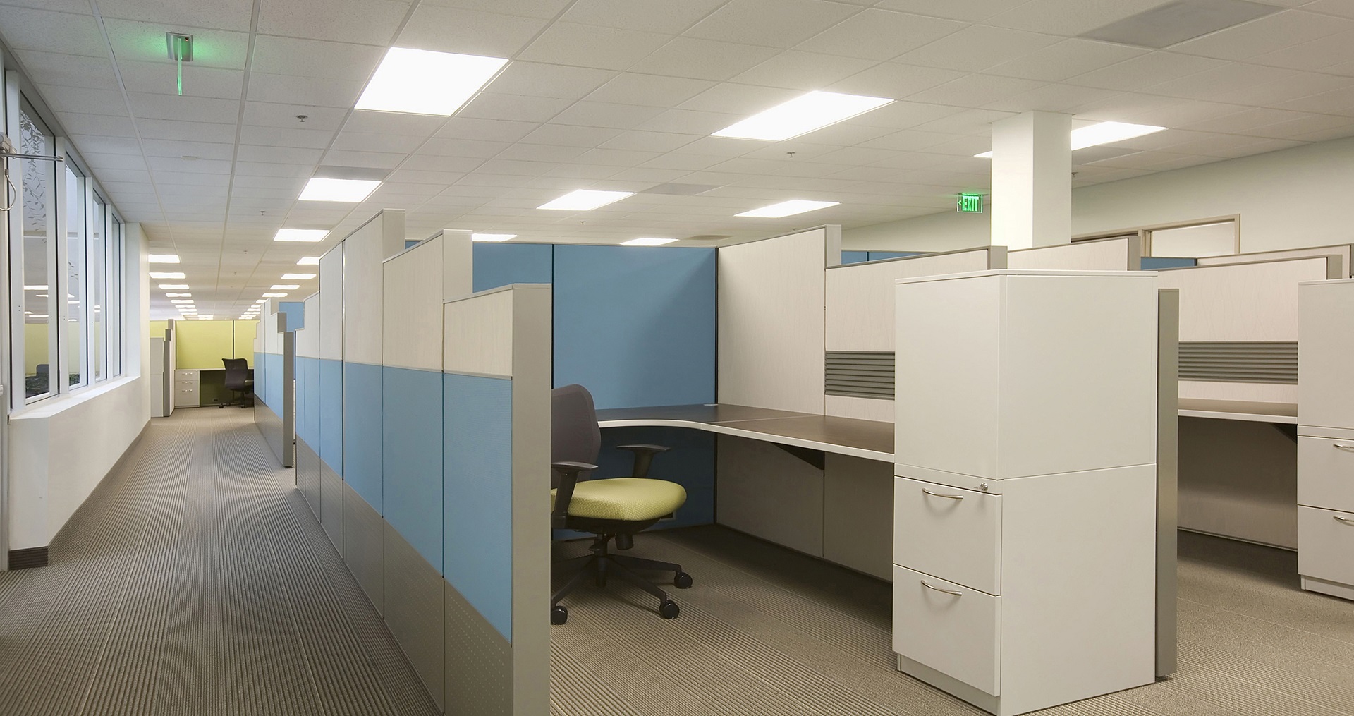 Image of a noffice cubicle
