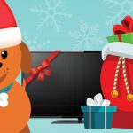 Graphic of Wattson the dog that says: Give the gift of energy savings.