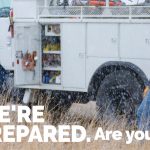 Graphic that says: We're prepared for winter weather. Are you? Outages are rare and usually brief, but it's good to be ready.