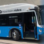 Mountain Stages bus recently converted to electric