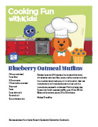 Image of a recipe for Blueberry Oatmeal Muffins