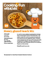 Image of a recipe for Honey-glazed Snack Mix