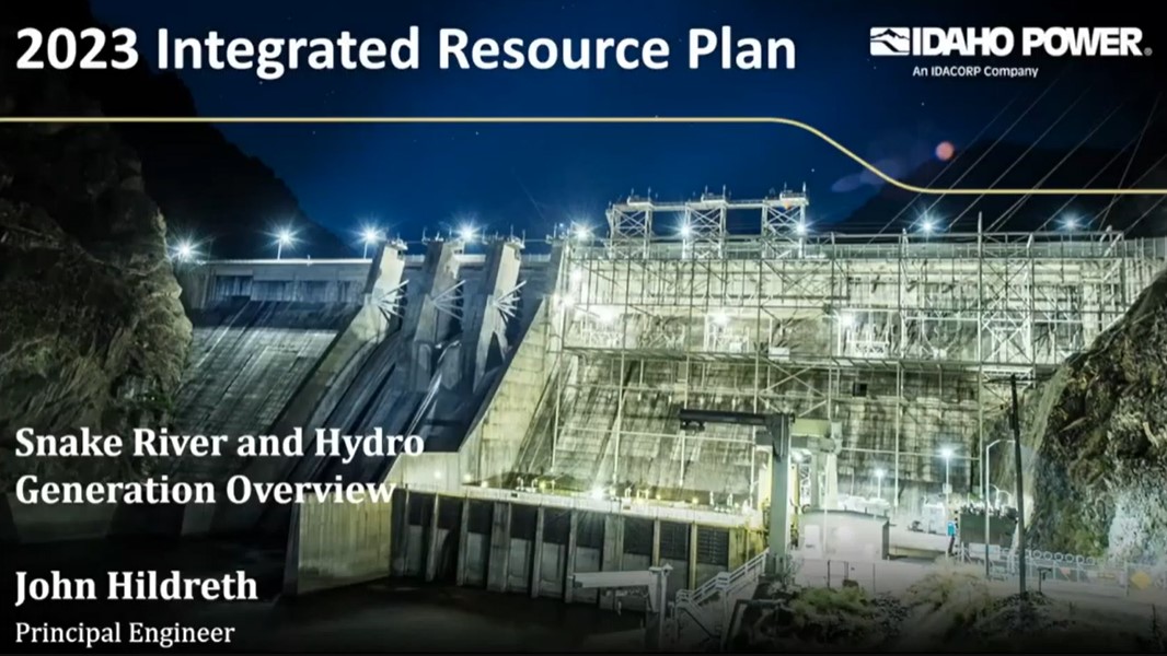Snake River and hydro generation overview video