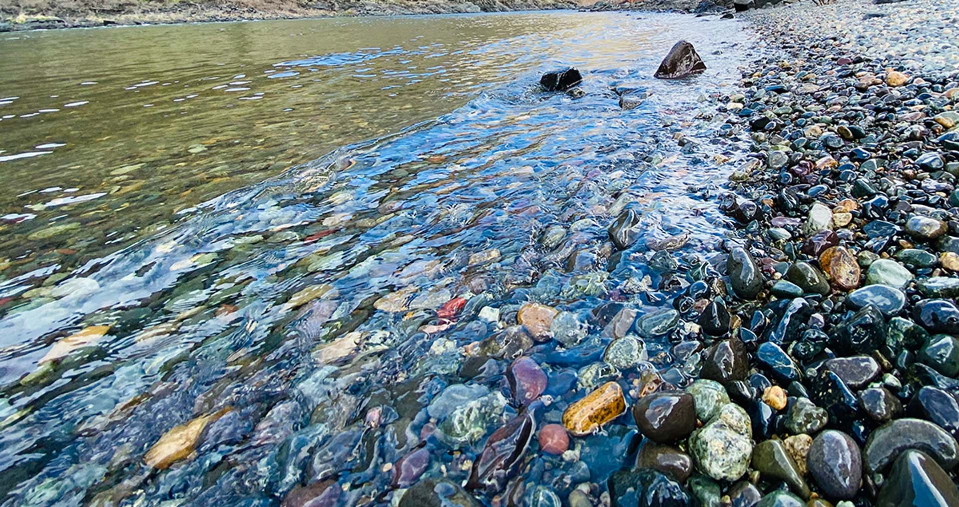 Image of water and rocks