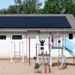 Solar panels at Sacred Heart School