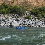 Kayaker on the Snake River