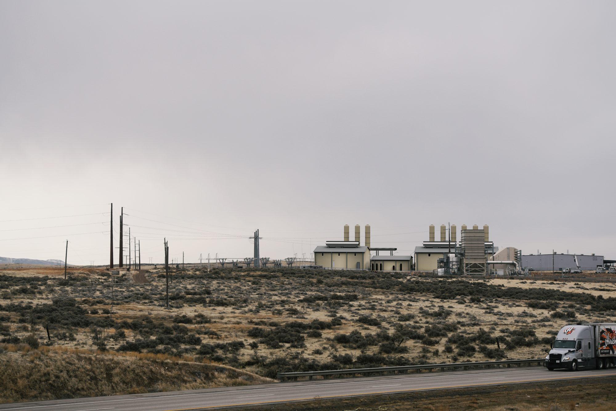 A rendering of what the Bennett Mountain Power Plant expansion would appear looking north from Interstate 84