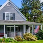 Residential home in the springtime