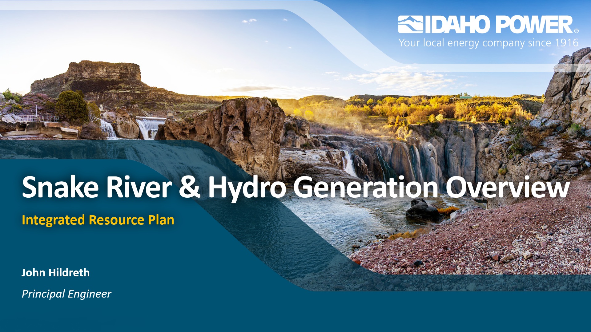 Snake River and hydro generation overview video