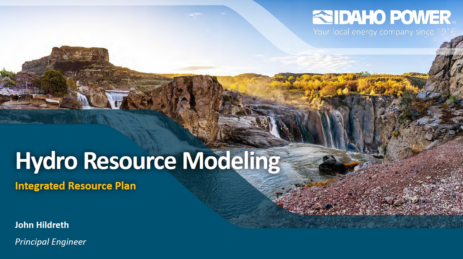 Hydro Resource Modeling video